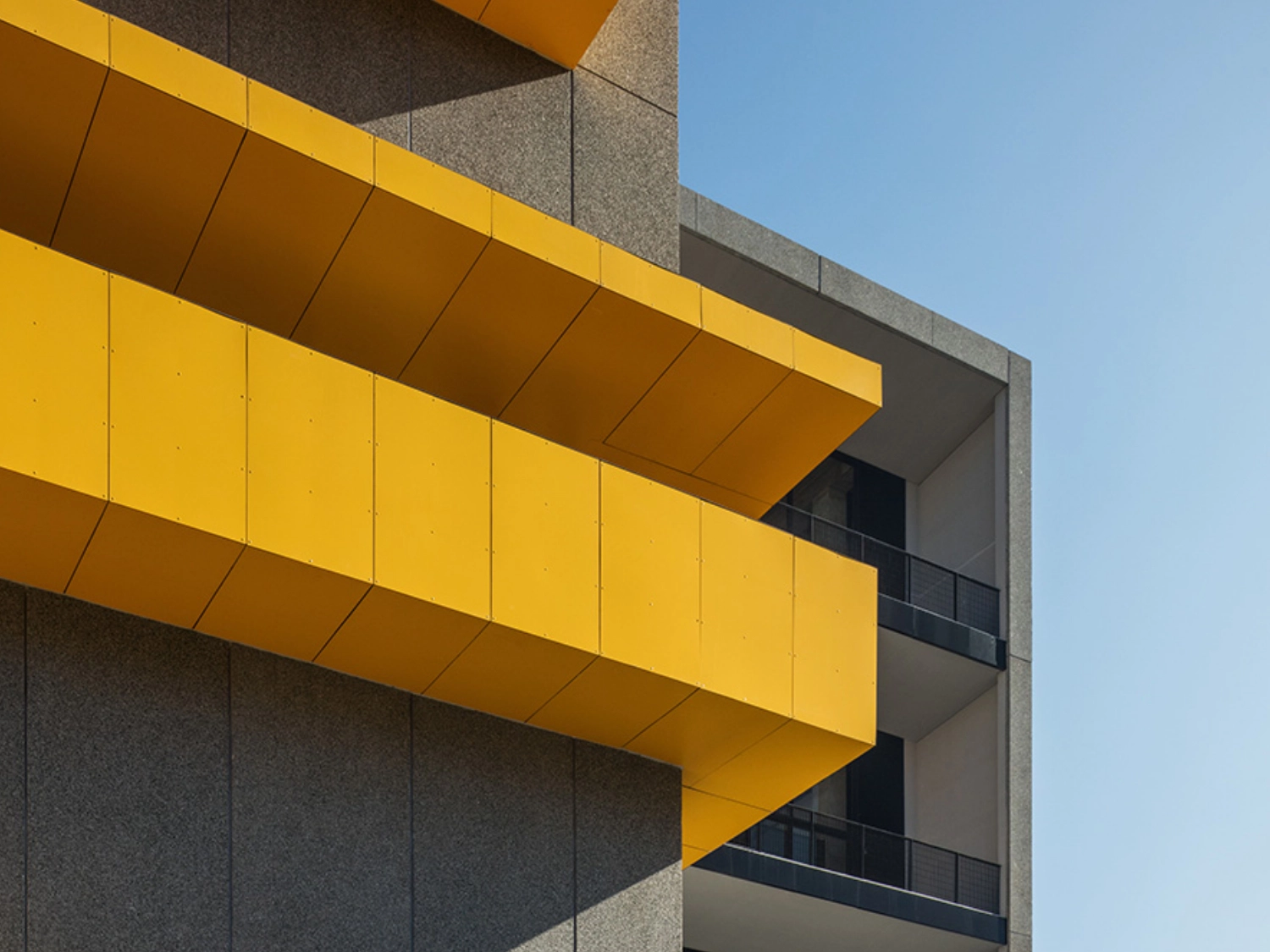 structures of buildings made in hpl panel product