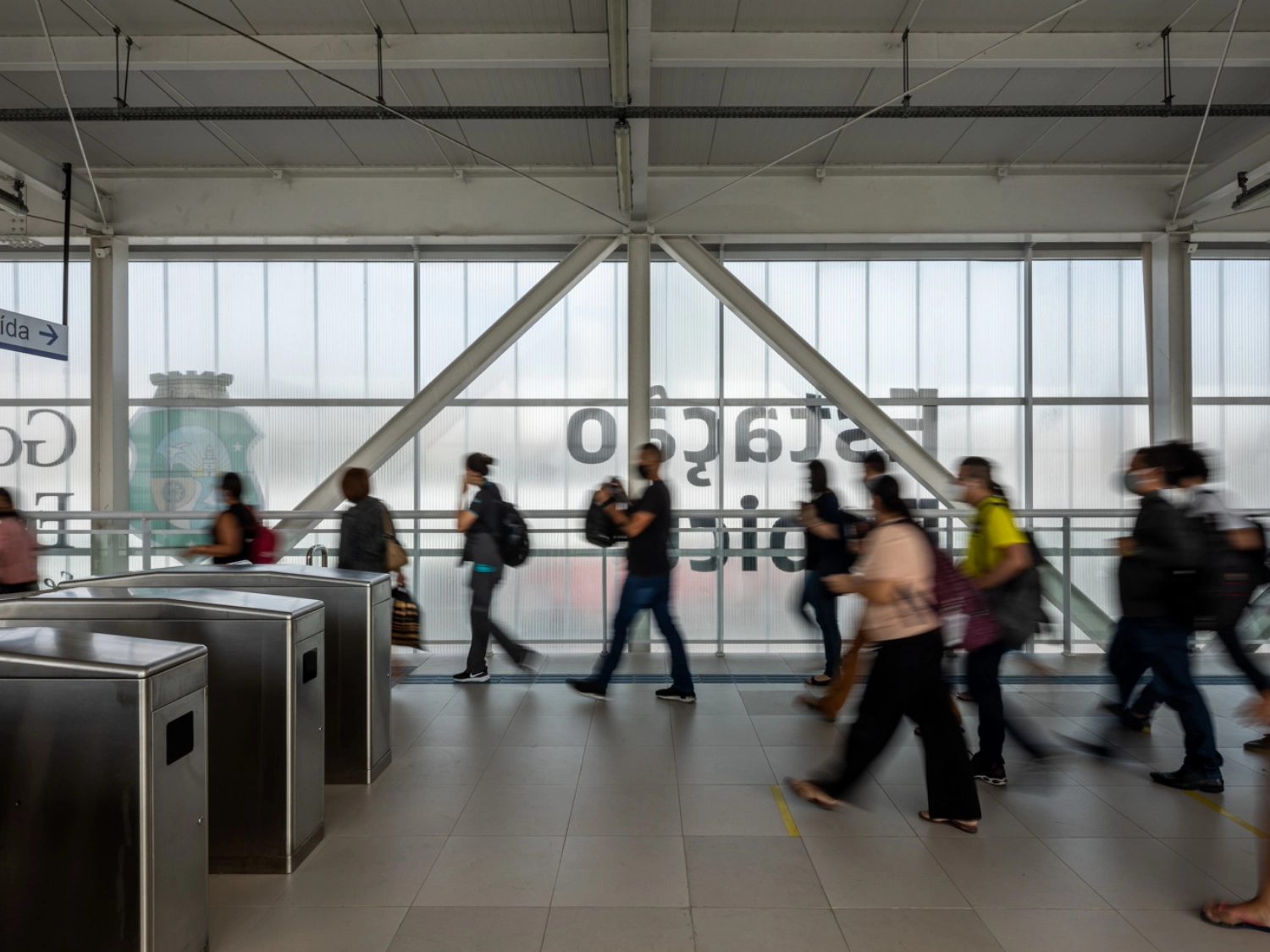 subway station facade with arkowall product