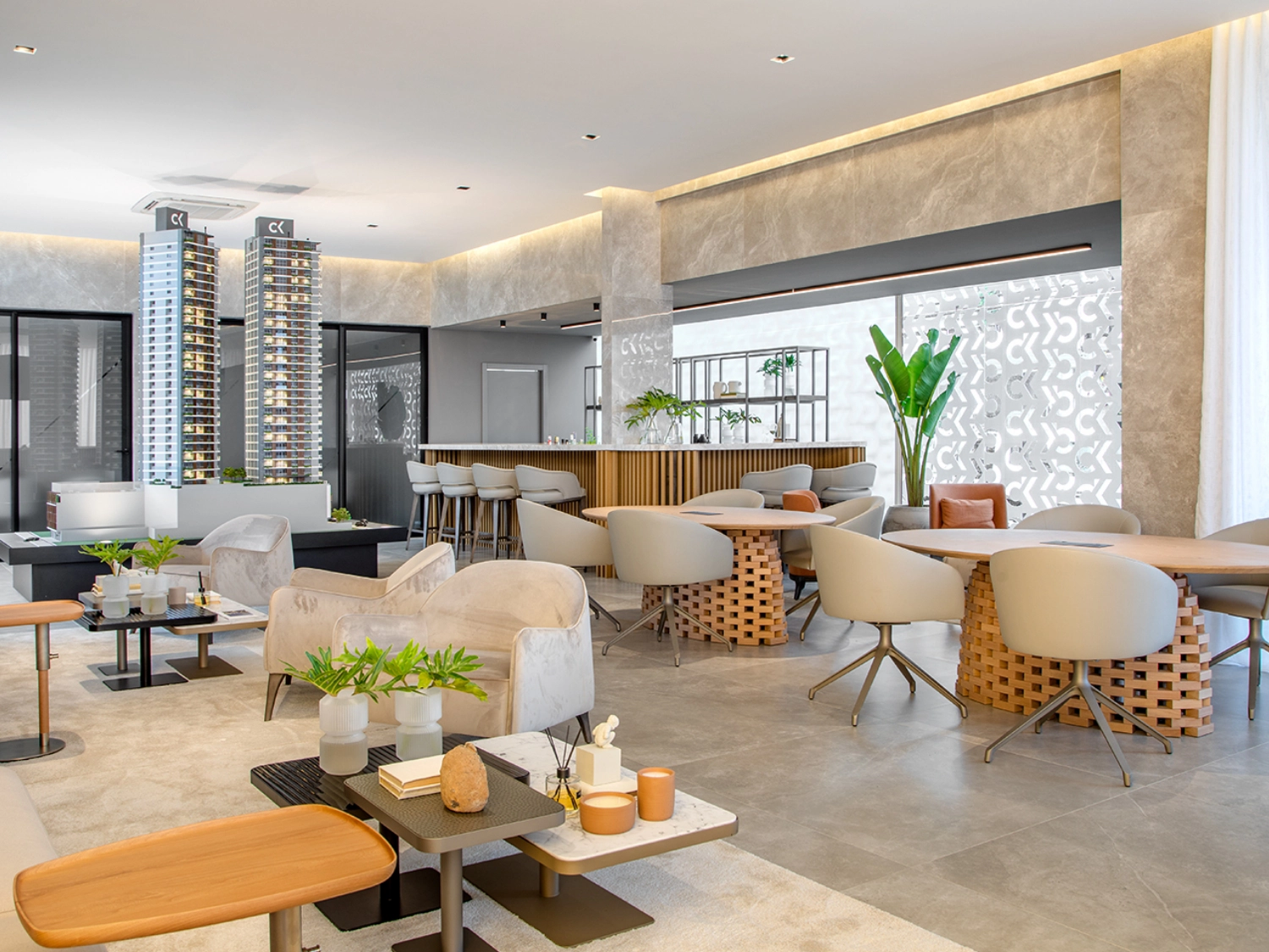 buildings and spaces with arkowood k products